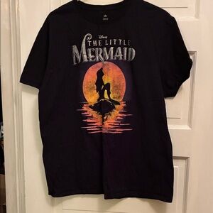 Disney Black The Little Mermaid Tee